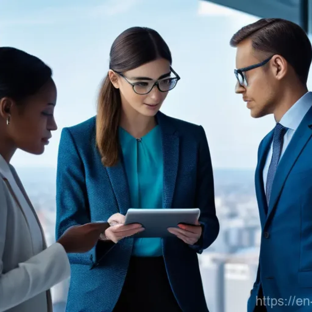 경영컨설턴트가 알아야 할 최신 트렌드 - **Prompt for AI & Automation: Amplifying Human Insight**
    "A diverse team of five professional co...