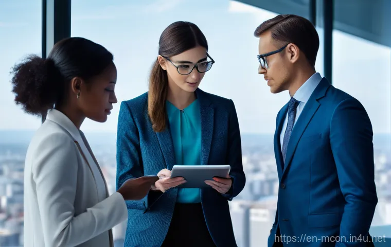 경영컨설턴트가 알아야 할 최신 트렌드 - **Prompt for AI & Automation: Amplifying Human Insight**
    "A diverse team of five professional co...